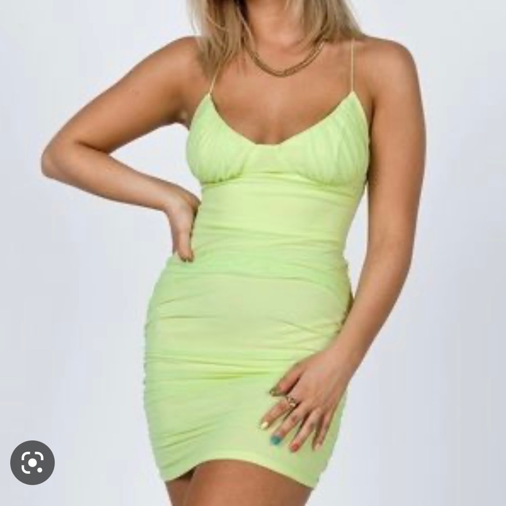 Colette Mini Green Dress